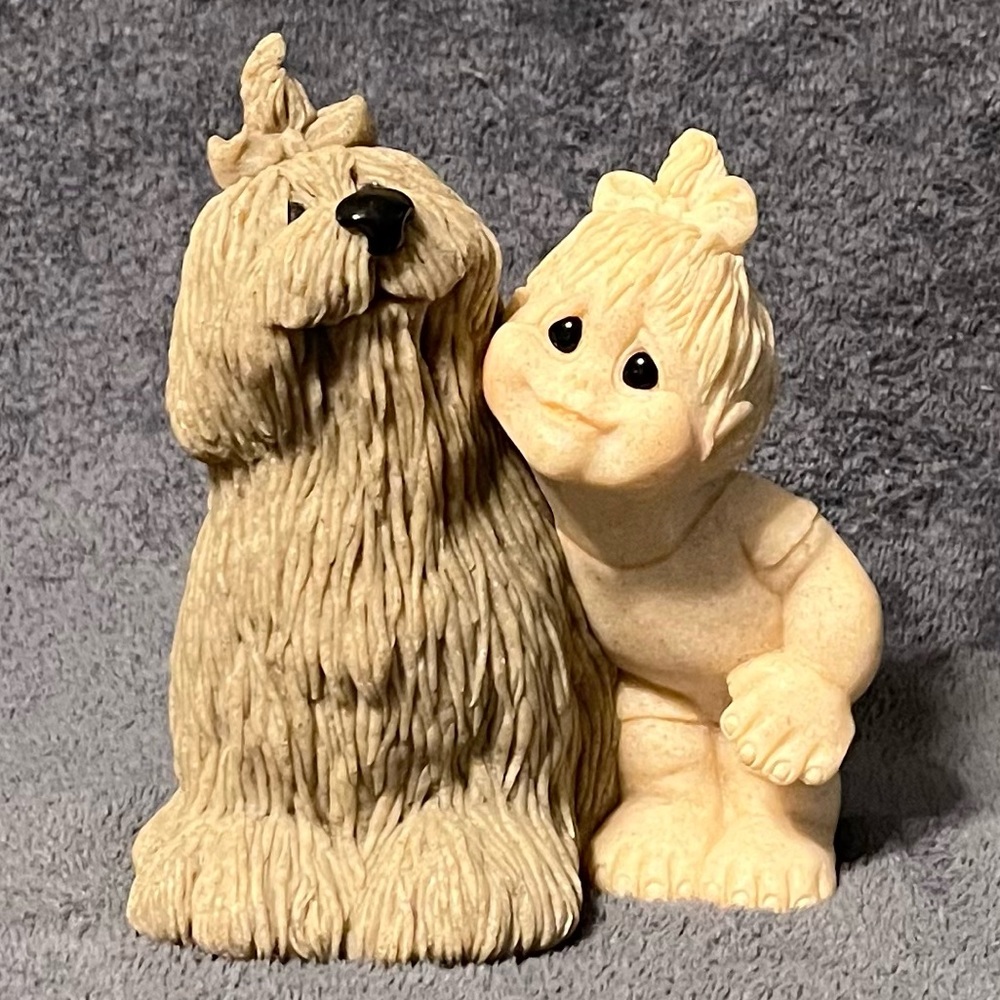 Vintage 2001 Quarry Kids “Darlene & Doggie Who Says It’s Mans Best Friend.”.